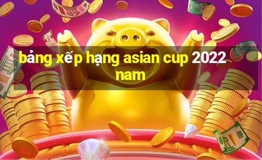 bảng xếp hạng asian cup 2022 nam