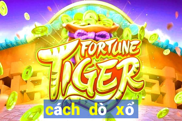 cách dò xổ số mega