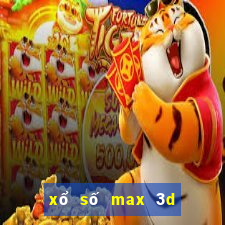 xổ số max 3d thứ năm