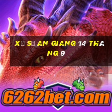 xổ số an giang 14 tháng 9