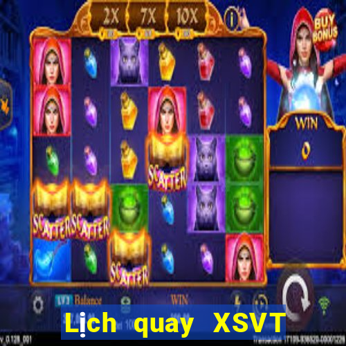 Lịch quay XSVT ngày 27