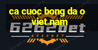 ca cuoc bong da o viet nam