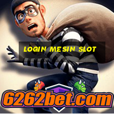 login mesin slot