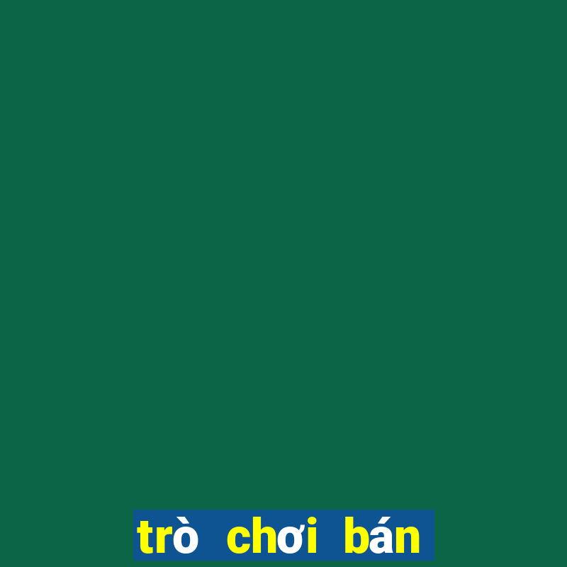 trò chơi bán bánh hamburger