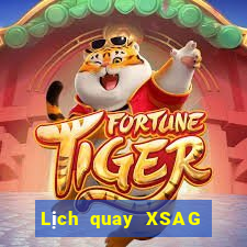 Lịch quay XSAG Thứ 4