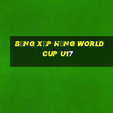 bảng xếp hạng world cup u17