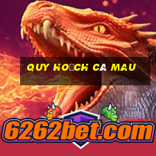 quy hoạch cà mau