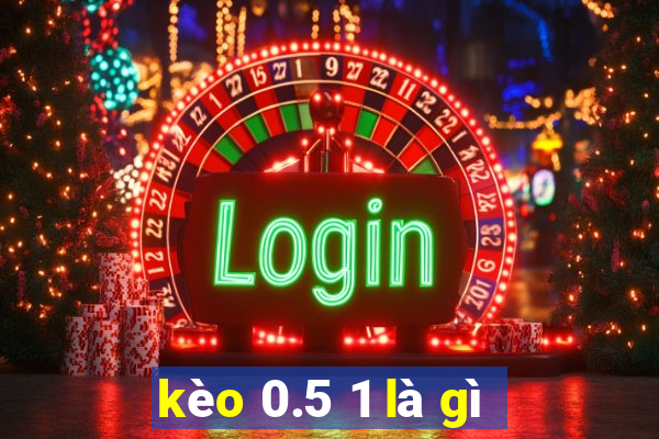 kèo 0.5 1 là gì