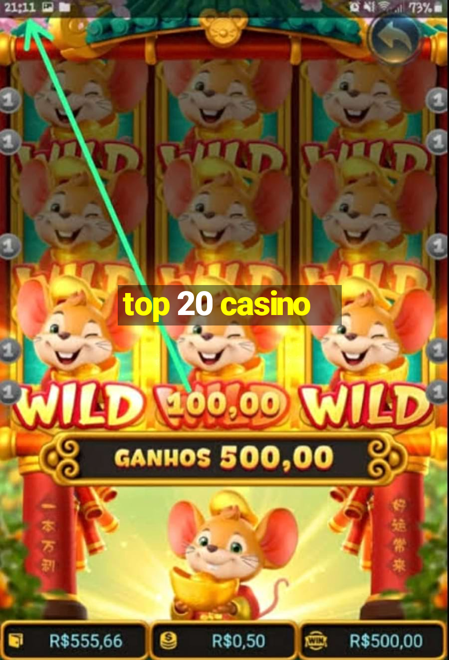 top 20 casino