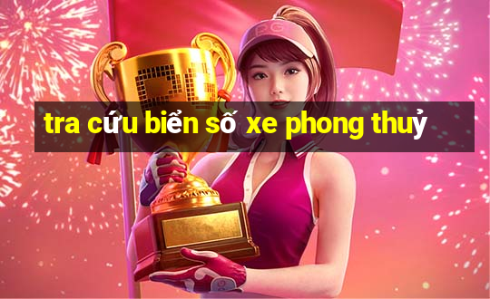 tra cứu biển số xe phong thuỷ