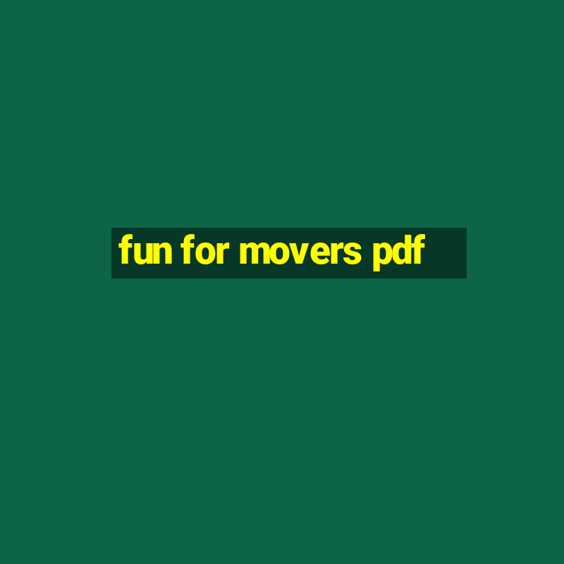 fun for movers pdf