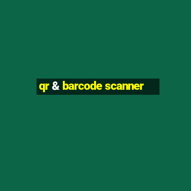 qr & barcode scanner