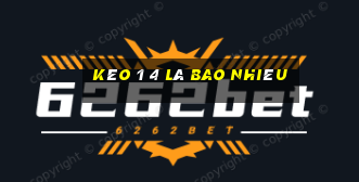 kèo 1 4 là bao nhiêu