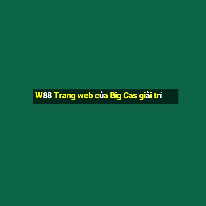 W88 Trang web của Big Cas giải trí