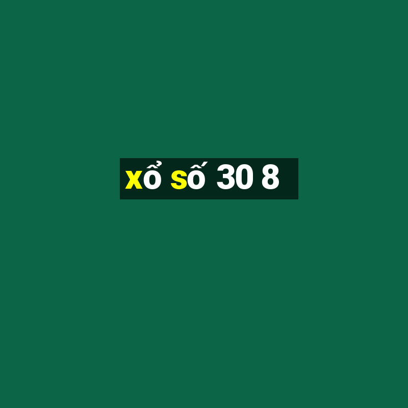 xổ số 30 8