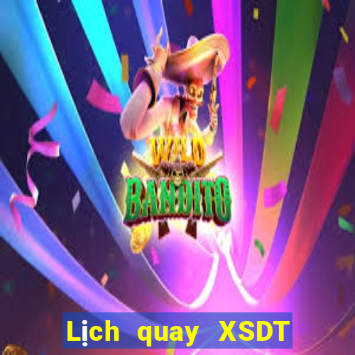 Lịch quay XSDT ngày thứ năm