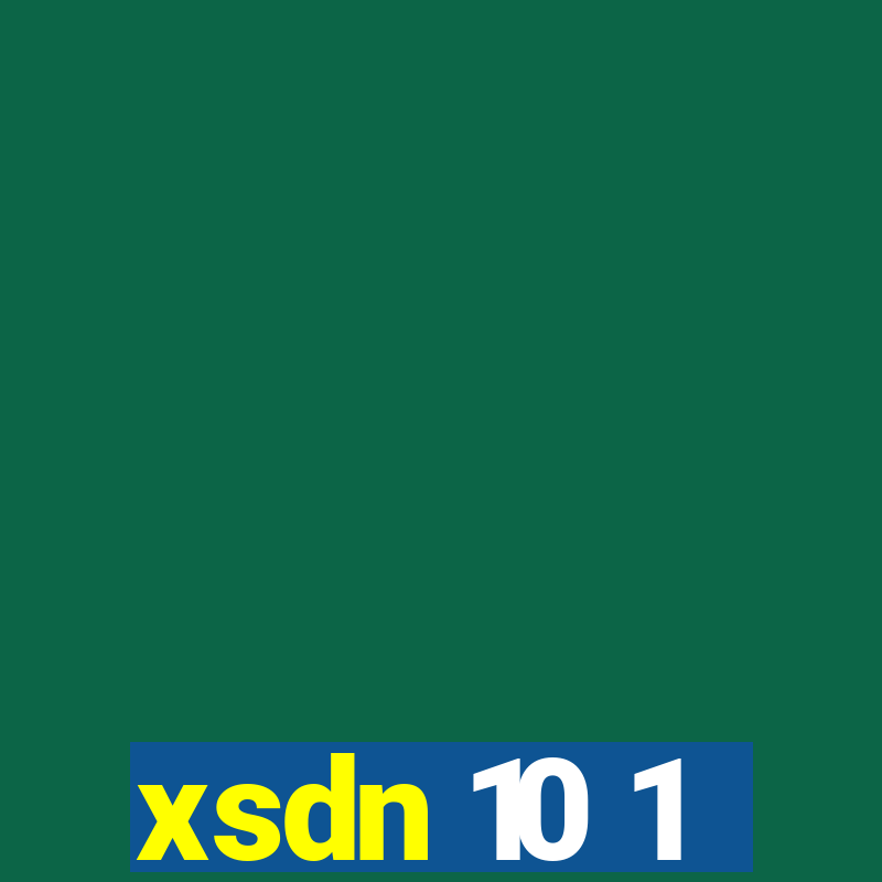 xsdn 10 1