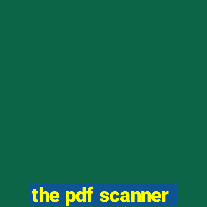 the pdf scanner