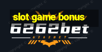 slot game bonus