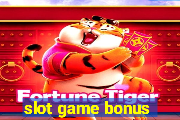 slot game bonus