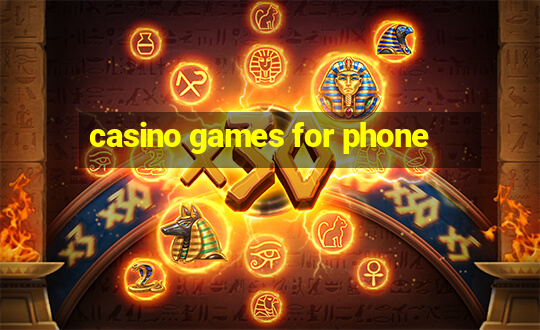 casino games for phone