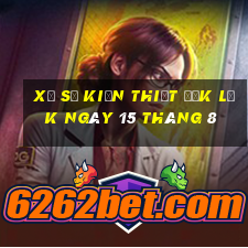 xổ số kiến thiết đắk lắk ngày 15 tháng 8