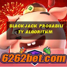 blackjack probability algorithm