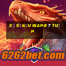 xổ số hậu giang 7 tuần