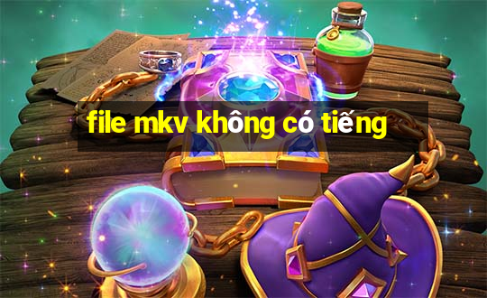 file mkv không có tiếng