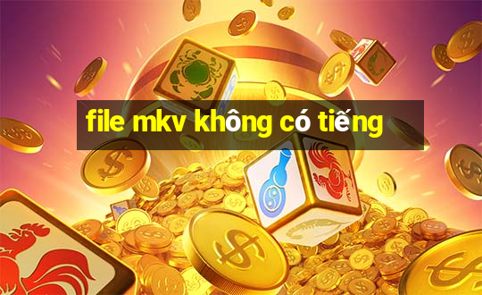 file mkv không có tiếng