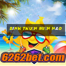 bình thuận miền nào