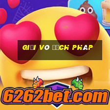 giải vô địch pháp