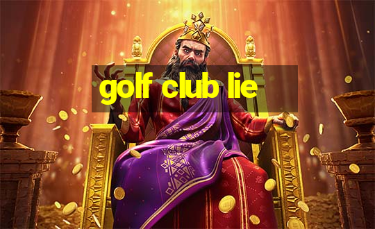 golf club lie