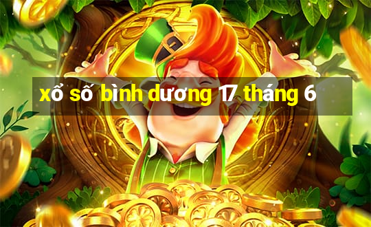 xổ số bình dương 17 tháng 6