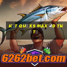 Kết quả XS Max 4D thứ tư