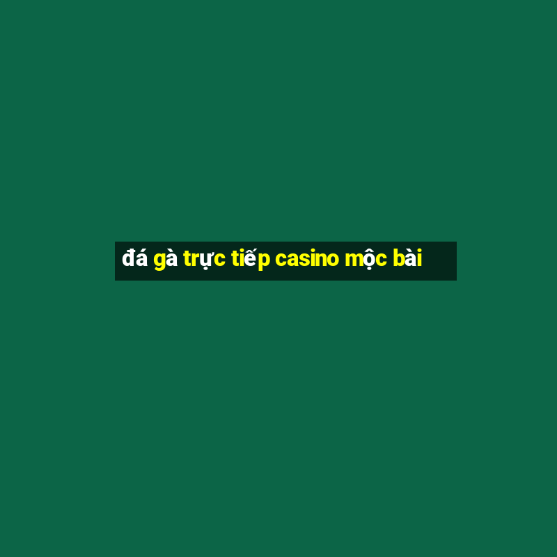 đá gà trực tiếp casino mộc bài