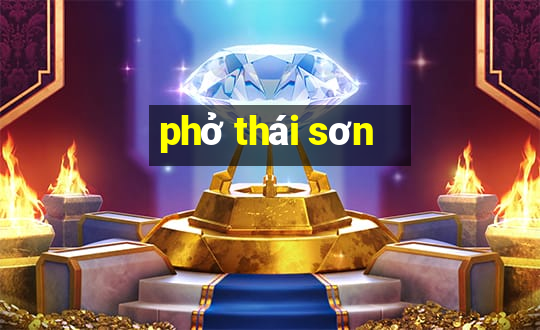 phở thái sơn