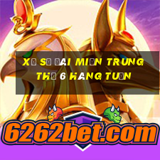 xổ số đài miền trung thứ 6 hàng tuần