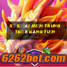 xổ số đài miền trung thứ 6 hàng tuần