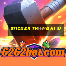 sticker thương hiệu