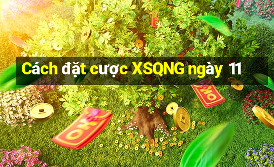 Cách đặt cược XSQNG ngày 11