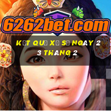 kết quả xổ số ngày 23 tháng 2