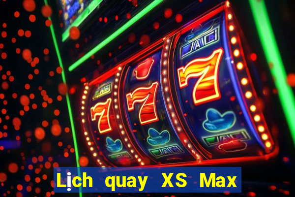 Lịch quay XS Max 3D ngày 20