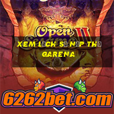 xem lịch sử nạp thẻ garena