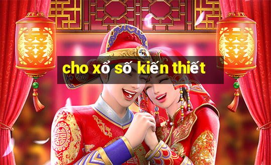 cho xổ số kiến thiết