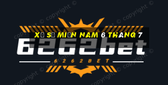 xổ số miền nam 6 tháng 7