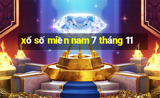 xổ số miền nam 7 tháng 11