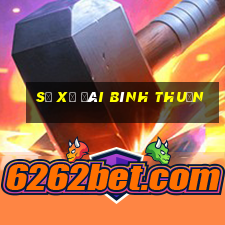 số xổ đài bình thuận