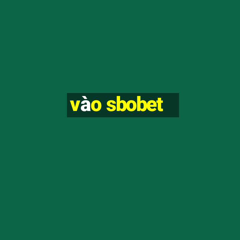 vào sbobet