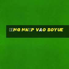 Đăng nhập vào Boyue